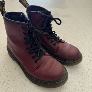 Dr. Martens size zip boots